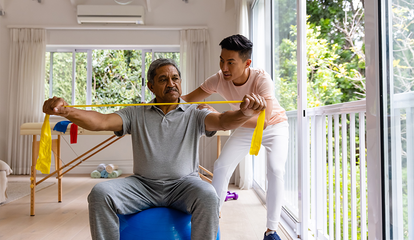 Post surgery physiotherapy exercises at Vitasyn Rehab and Physio Centre Royapettah