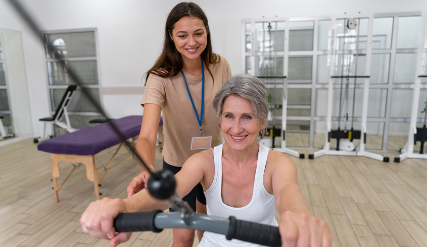 Advanced post operative rehab treatment session in Royapettah Chennai