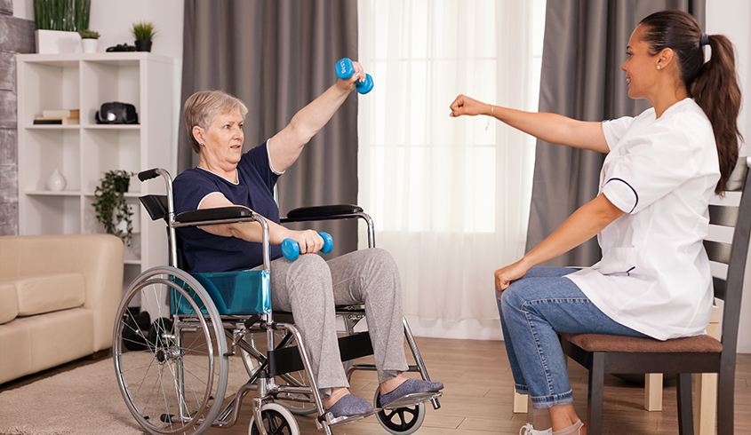 Advanced stroke rehabilitation exercises guided by physiotherapists at Vitasyn Rehab Centre Chennai